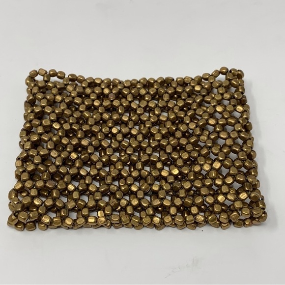 Large Classic Gold Toned Beaded Bracelet - Picture 1 of 6